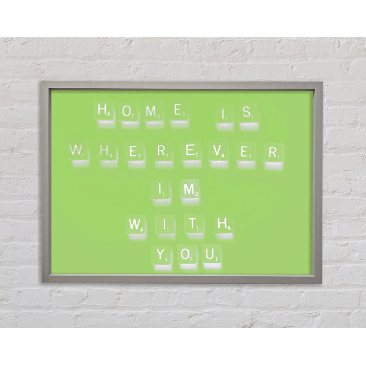 Bright Star Home Is Wherever Im With You Lime Green Single Picture